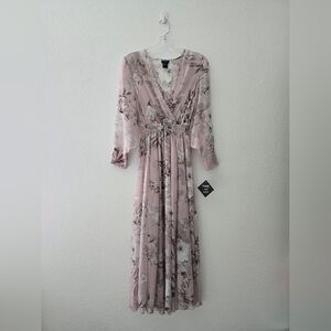 Kate And Lily Pale Pink Floral Dress